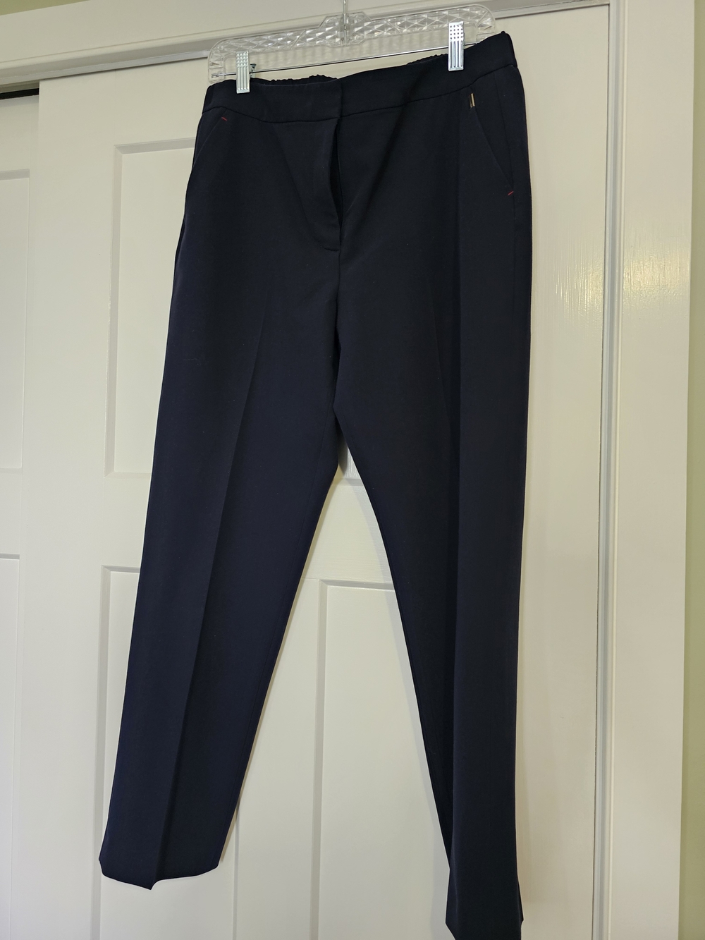 Tommy Hilfiger Navy Straight-Leg Trousers